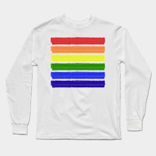 Lgbt Lesbian Pride Gay Flag rainbow flag Long Sleeve T-Shirt